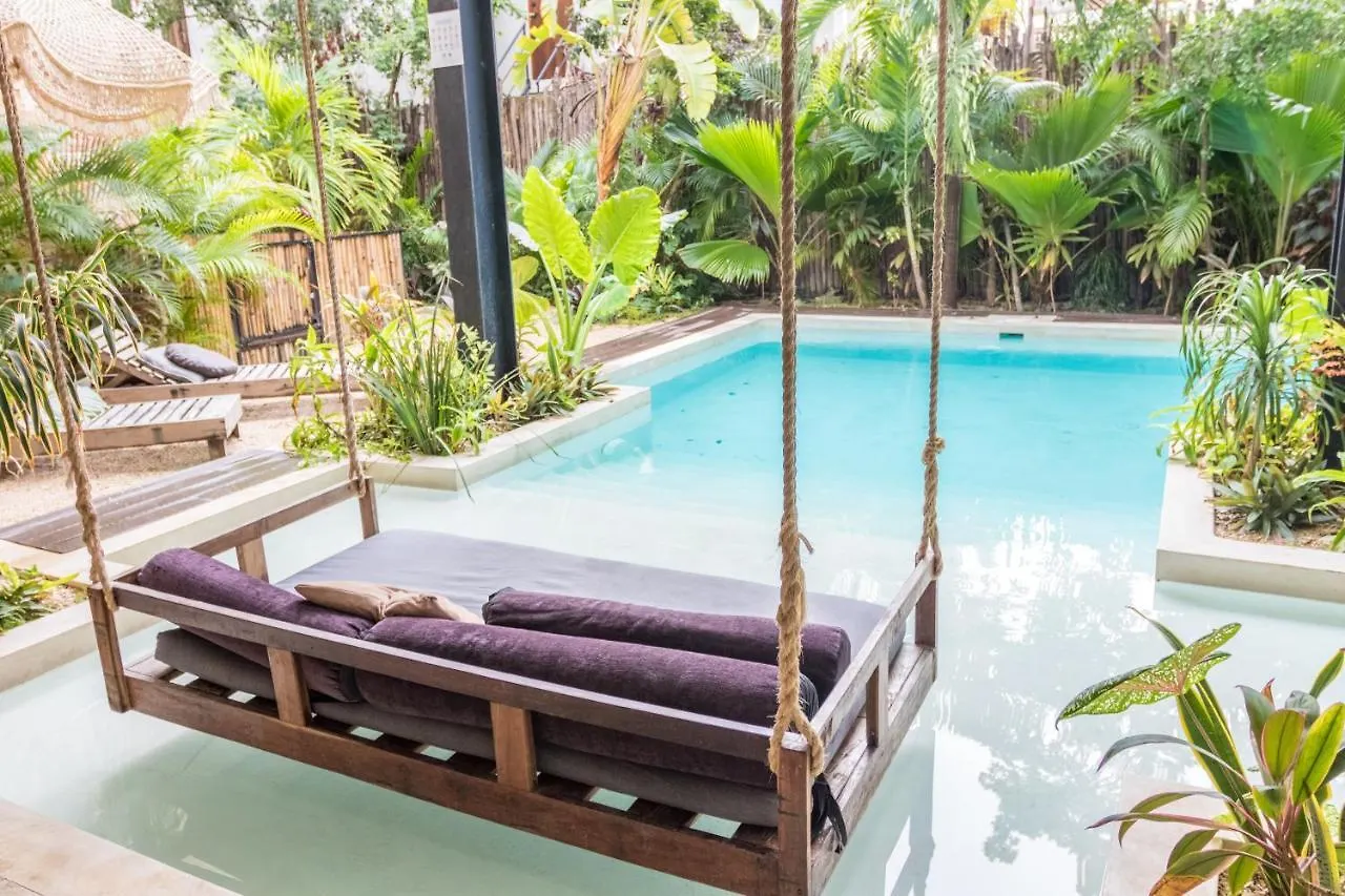 Lovely & Boho-Style 2Br Apartment Aldea Zama Insta-Worthy Pool, Uncovered Patio & Terrace Tulum México