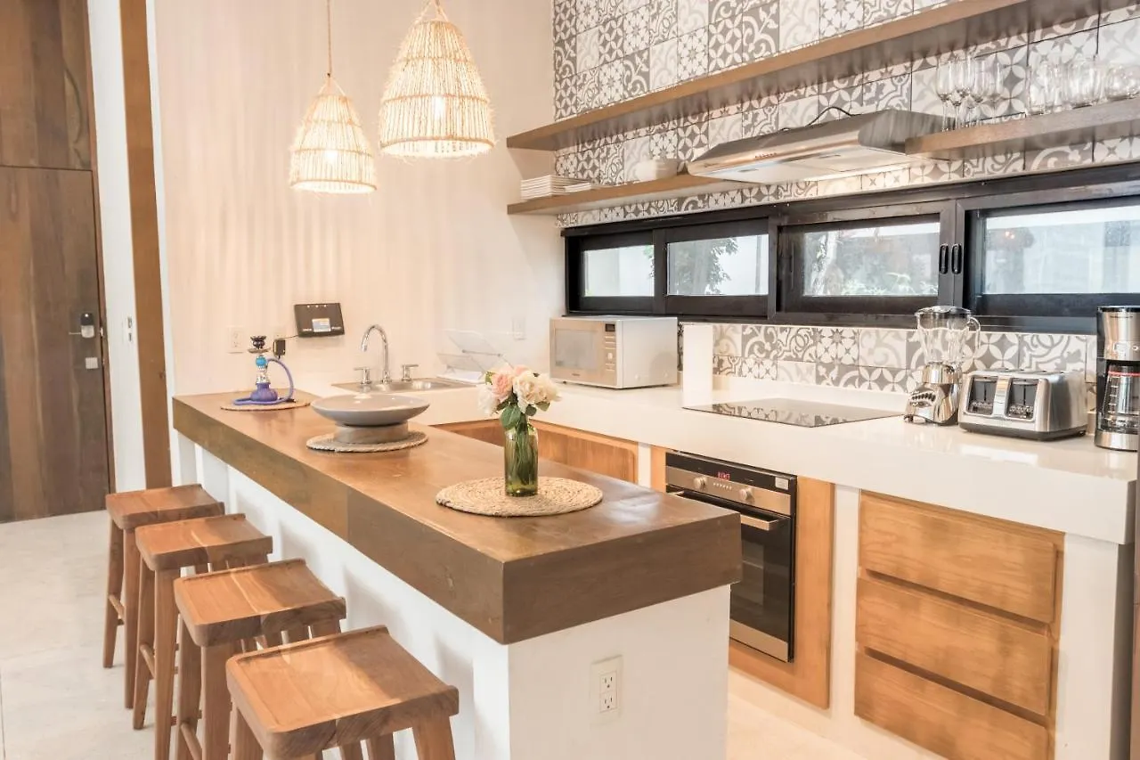 Lovely & Boho-Style 2Br Apartment Aldea Zama Insta-Worthy Pool, Uncovered Patio & Terrace Tulum México