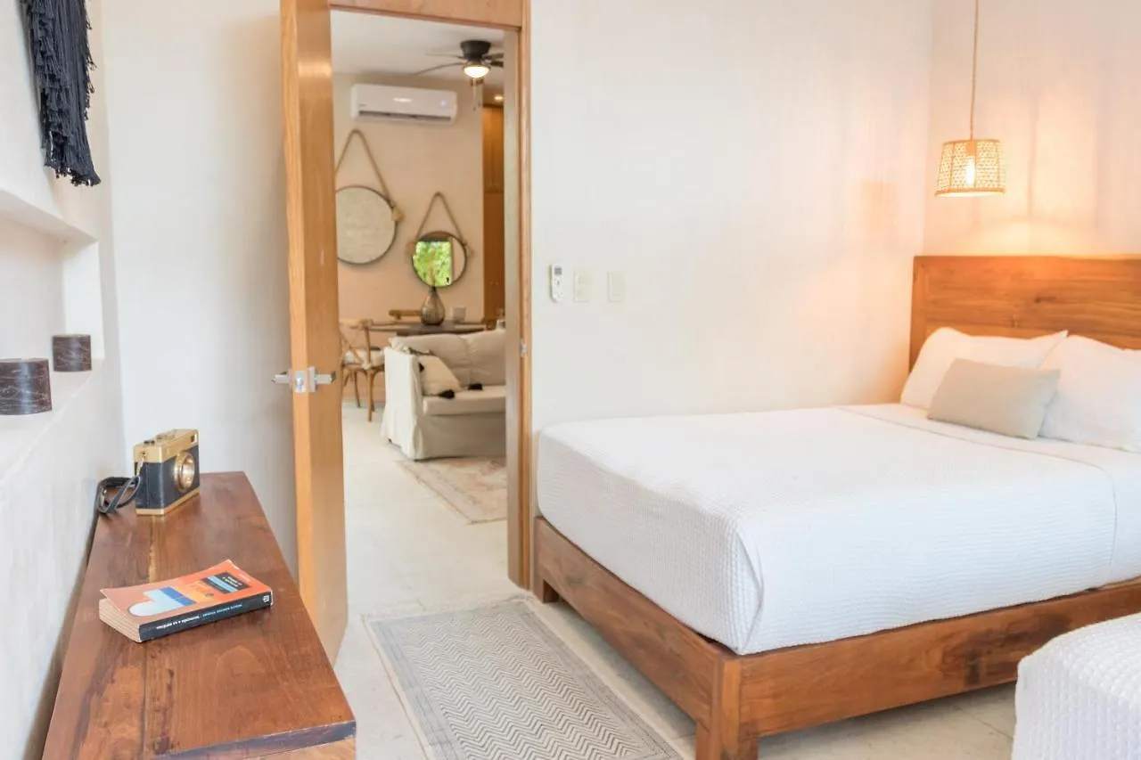 Lovely & Boho-Style 2Br Apartment Aldea Zama Insta-Worthy Pool, Uncovered Patio & Terrace Tulum 0*,  México