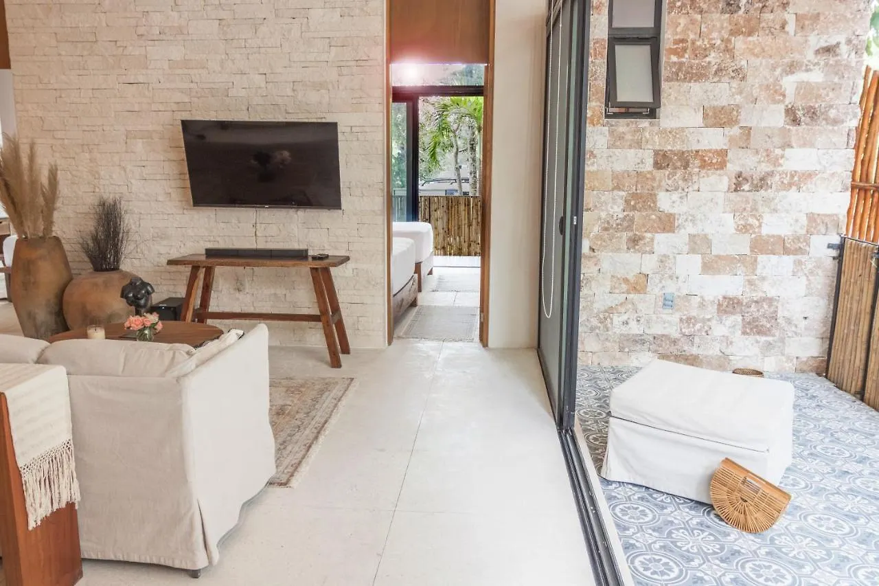 Lovely & Boho-Style 2Br Apartment Aldea Zama Insta-Worthy Pool, Uncovered Patio & Terrace Tulum